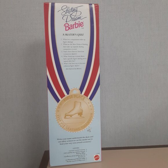 Skating Dream Barbie Doll 1996 Mattel #17244 New In Box Special Edition Walmart - Picture 9 of 9